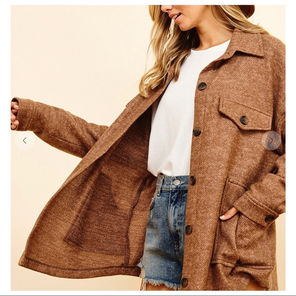 37 Fabulous Favorite Style Oversized Boyfriend Shirt Jacket - Picture 4 of 6